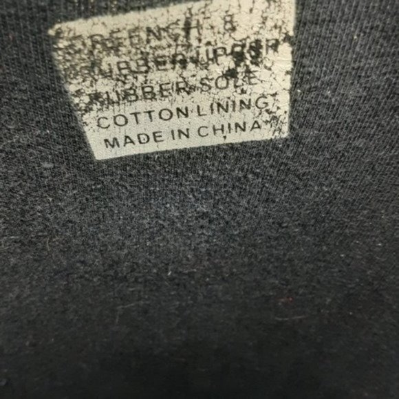 Steve Madden Tsunami Black Rain Boots 8 - Picture 5 of 9